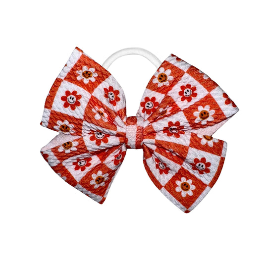 Groovy Checks Pinwheel Nylon Headband