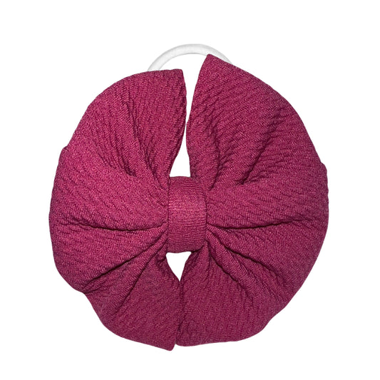 Royal Plum Messy Nylon Headband