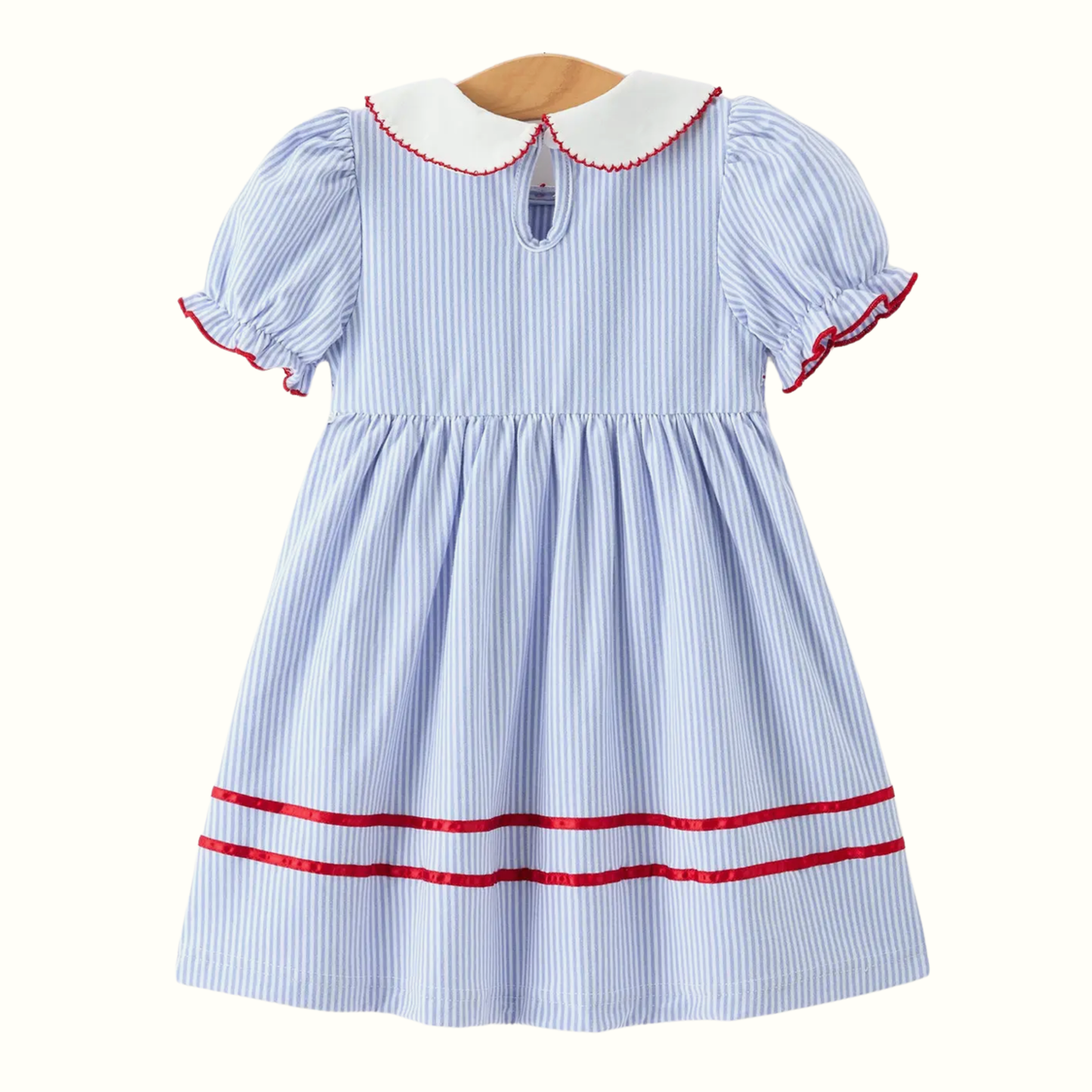 Back To School Apple Smocked Dress