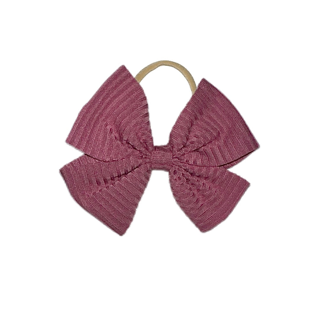 Magnificent Mauve Pinwheel Nylon Headband