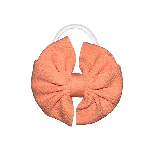 Peachy Keen Messy Nylon Headband