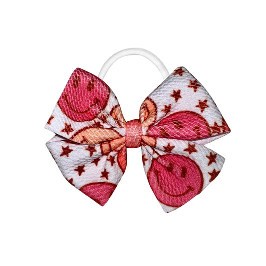 Remember To Smile Pinwheel Nylon Headband