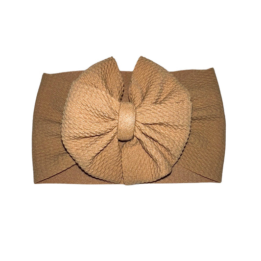 Taupe Messy Headwrap