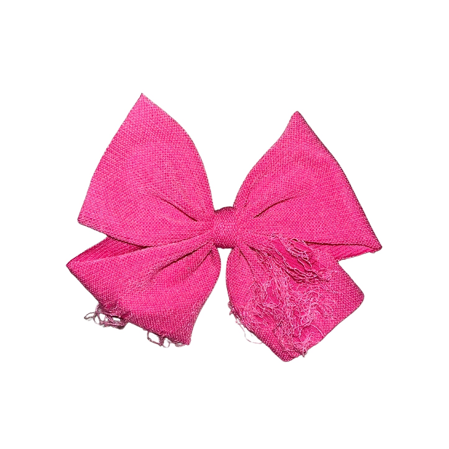 Distressed Pink Dragon Fruit Pinwheel Clip Bow