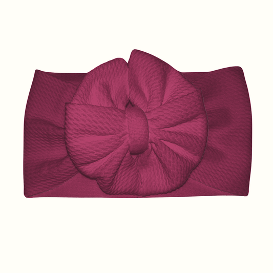 Royal Plum Messy Headwrap