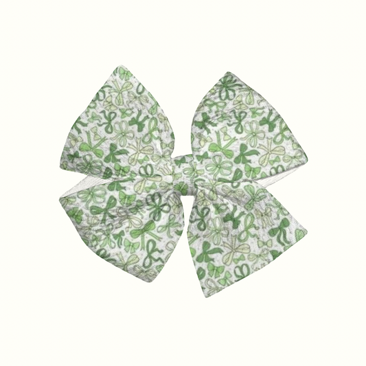 Luck Of The Bow Pinwheel Clip Bow