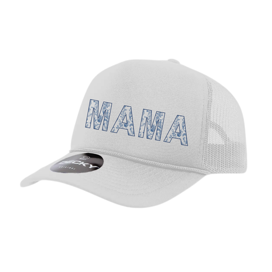Floral Mama Trucker Hat