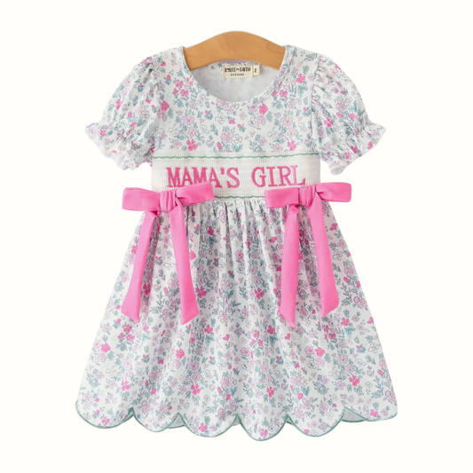 Mama’s Girl Smocked Dress