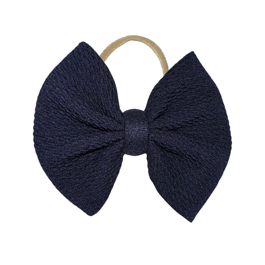 Navy Nylon Headband