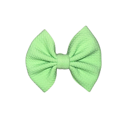 Honeydew Clip Bow