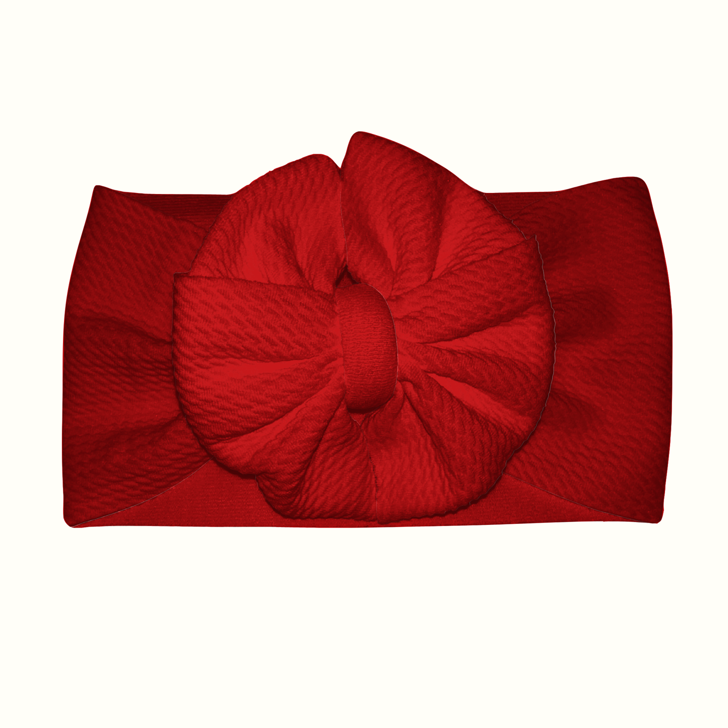 Rosey Red Messy Headwrap