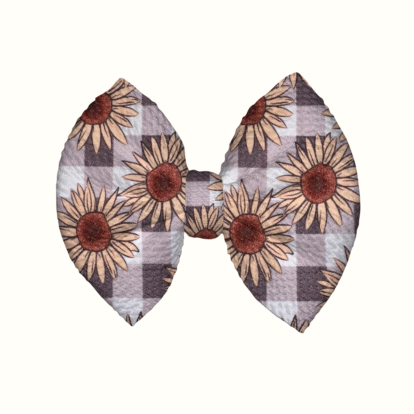 Sunflower Harvest Clip Bow