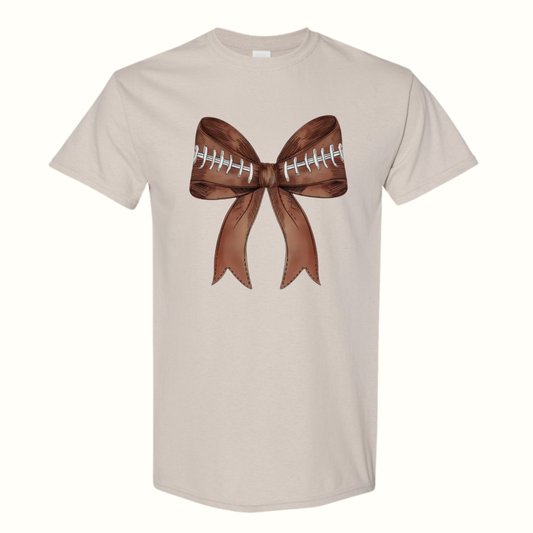 Football Bow T-Shirt