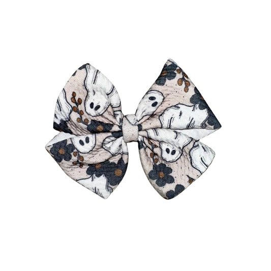 Ghost Town Pinwheel Clip Bow