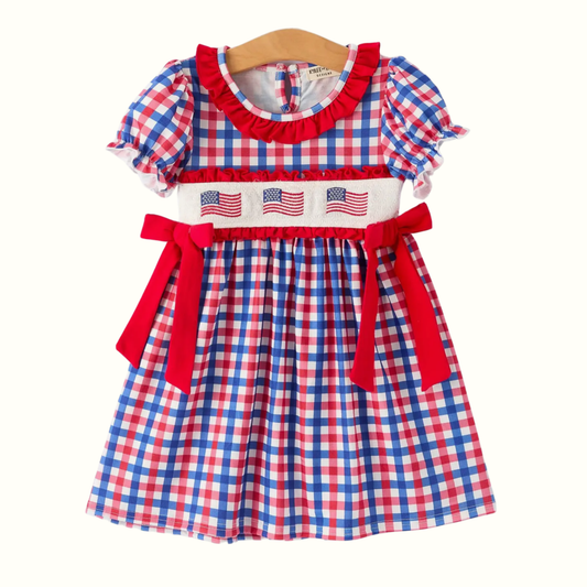 Patriotic Smocked Dress