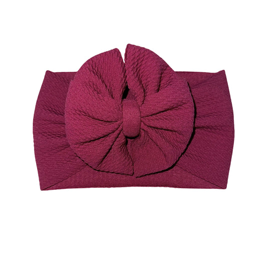 Royal Plum Messy Headwrap
