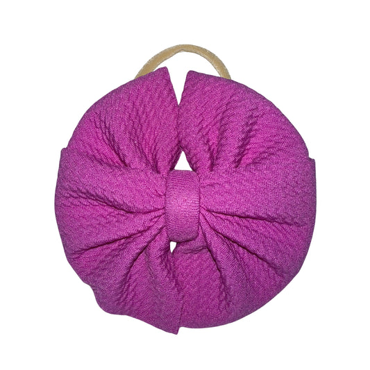 Perfect Purple Messy Nylon Headband