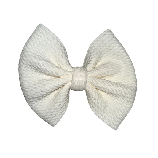 Vanilla Bean Clip Bow