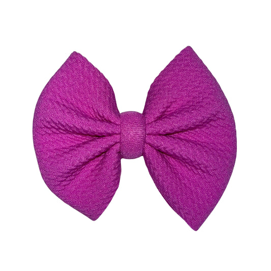 Perfect Purple Clip Bow