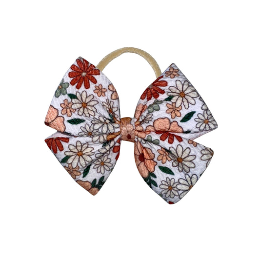 Field Of Flowers Pinwheel Nylon Headband