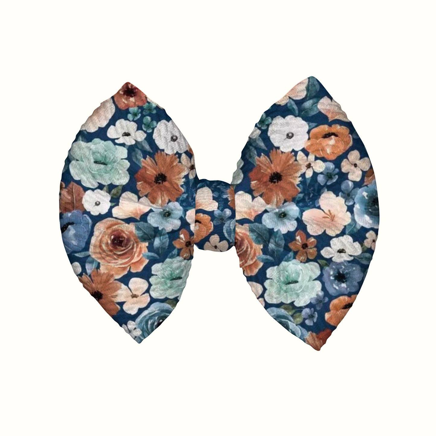 Dusk Blooms Clip Bow
