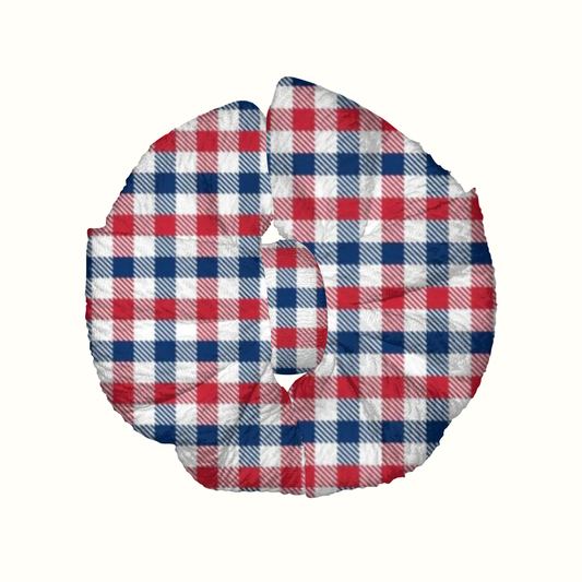 Patriotic Picnic Messy Clip Bow