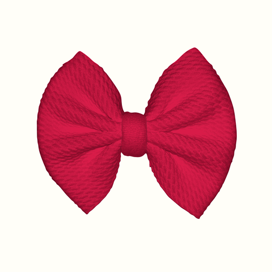 Red Velvet Cake Clip Bow