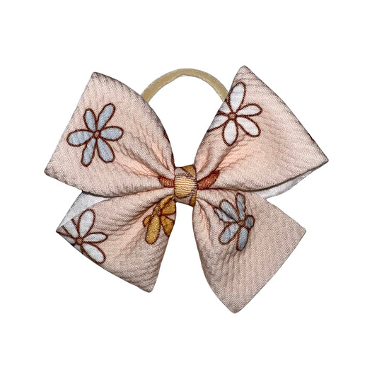 Pretty Little Daisy Pinwheel Nylon Headband