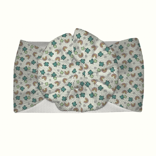 Clover The Rainbow Messy Headwrap