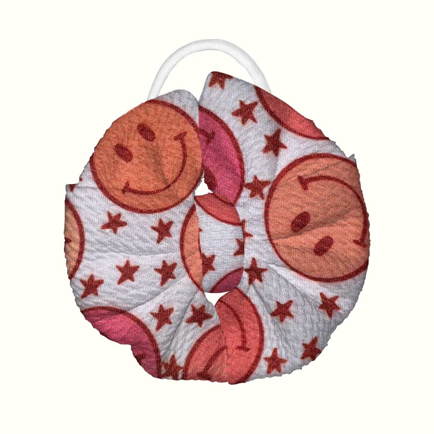 Remember To Smile Messy Nylon Headband