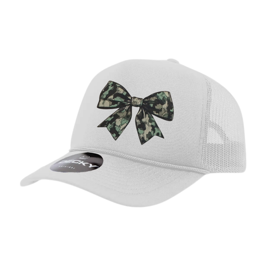 Camo Bow Trucker Hat