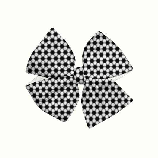 Goallll Pinwheel Clip Bow