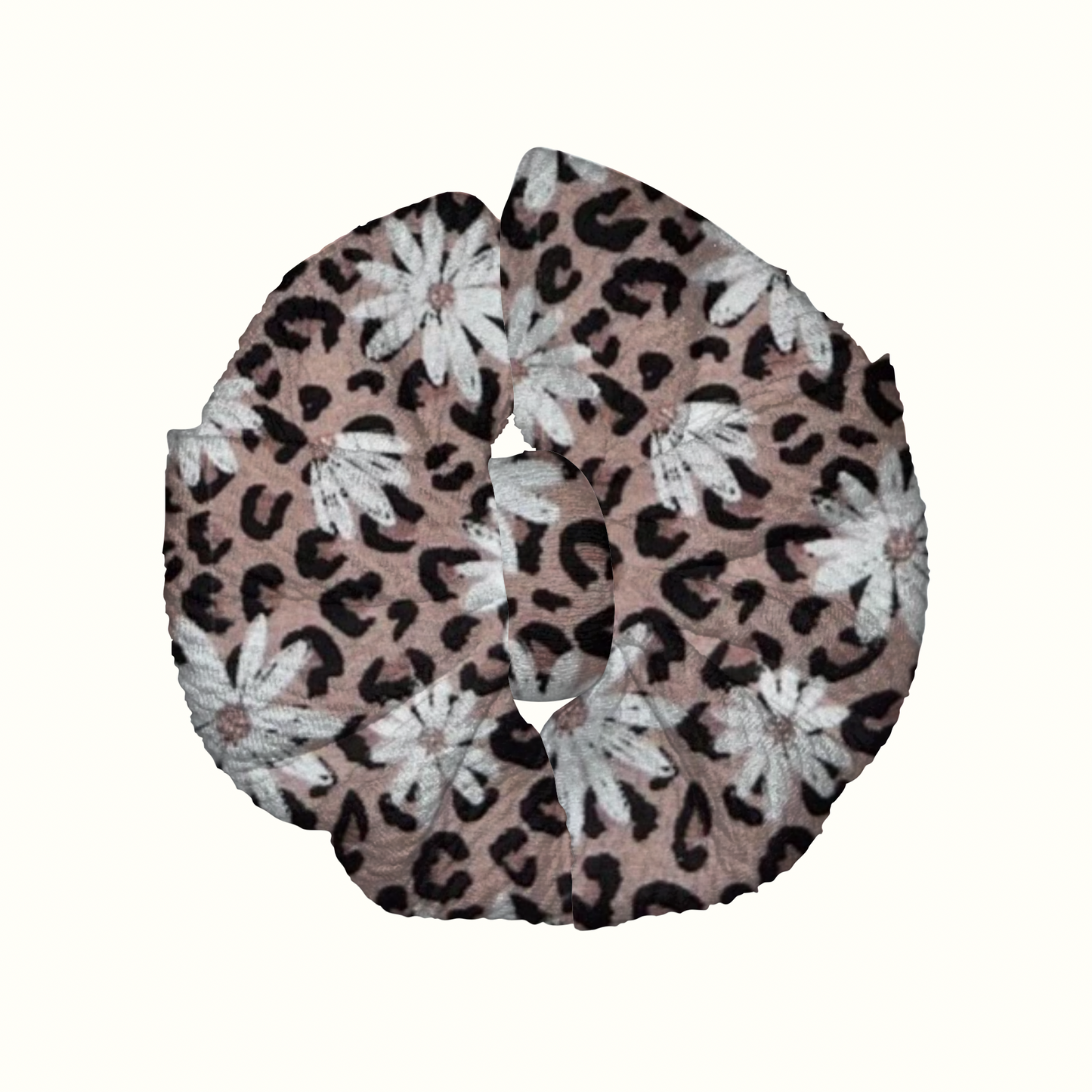 Little Miss Leopard Messy Clip Bow