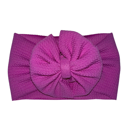 Perfect Purple Messy Headwrap