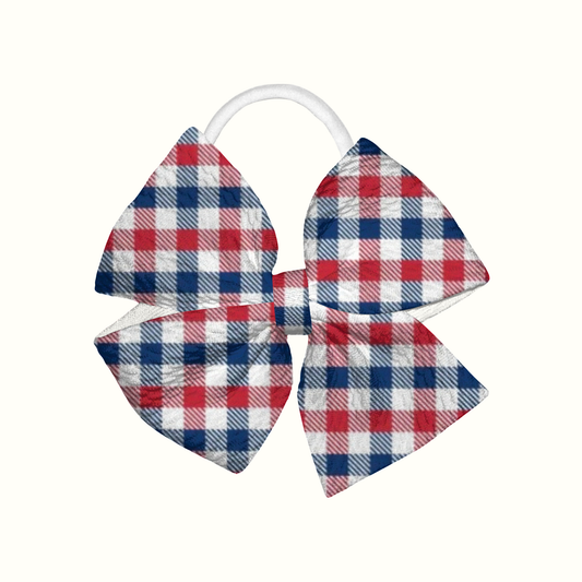 Patriotic Picnic Pinwheel Nylon Headband