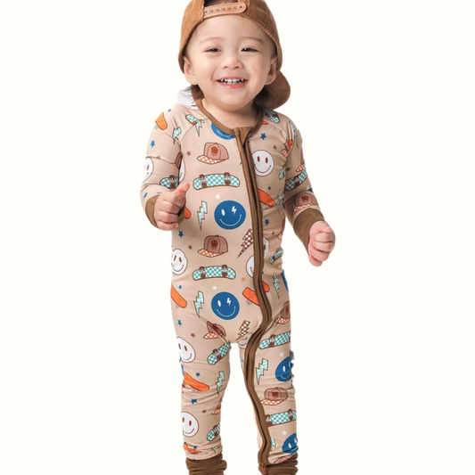 Sk8er Boy Bamboo Convertible Romper