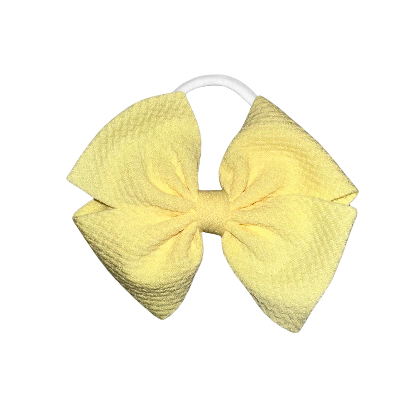 Banana Pinwheel Nylon Headband