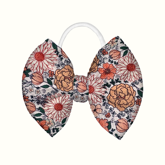 Vintage Floral Nylon Headband