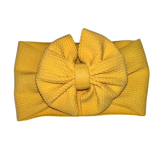 Yellow Mustard Messy Headwrap