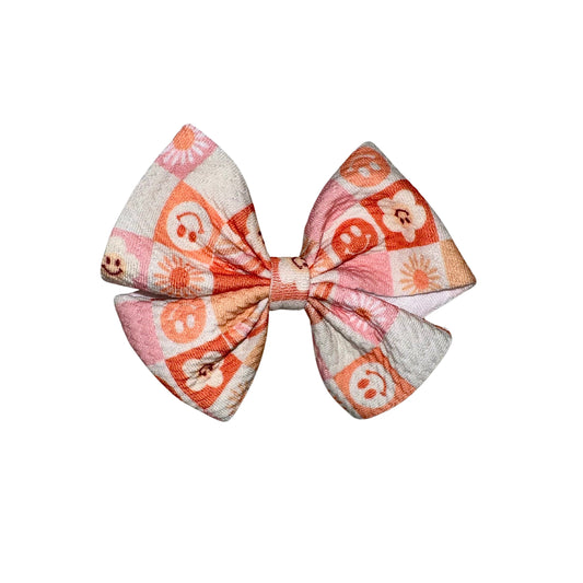 Day Dreamer Pinwheel Clip Bow