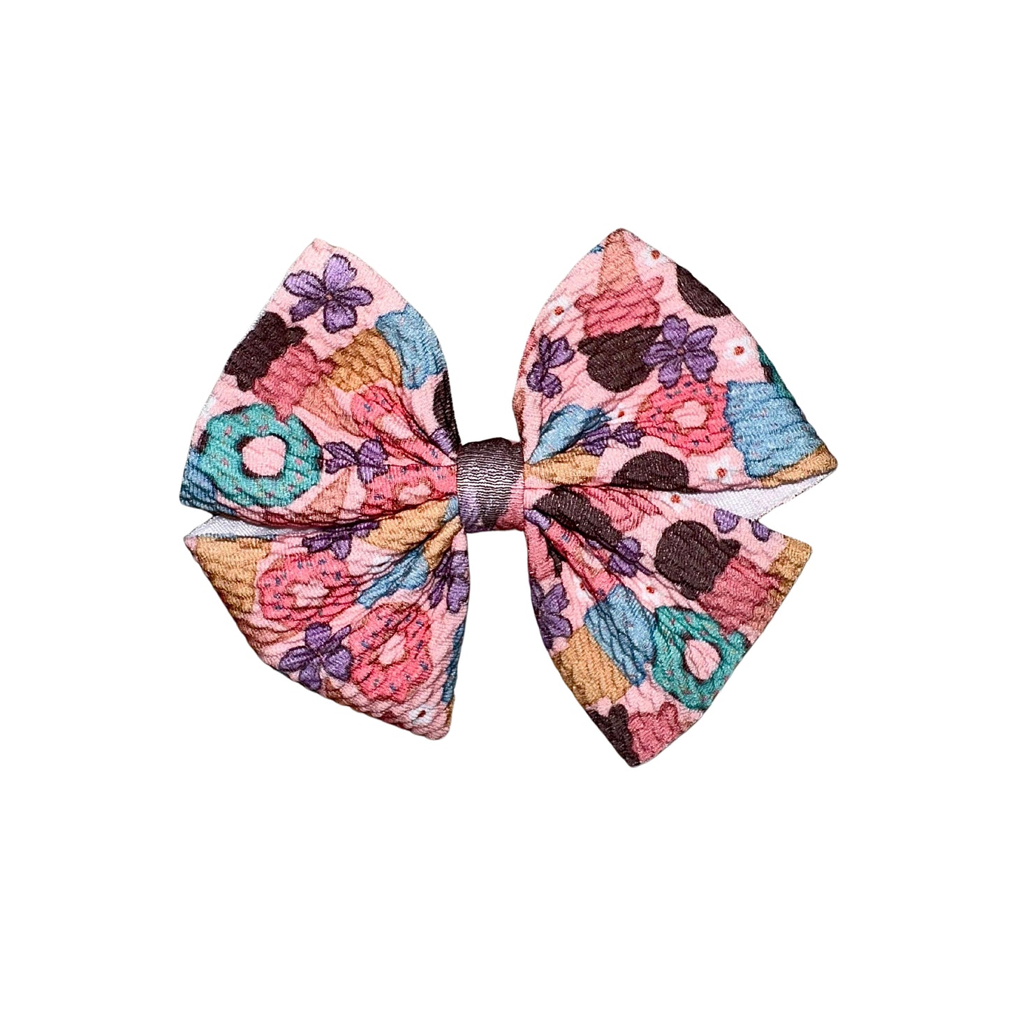 Sweet Treats Pinwheel Clip Bow