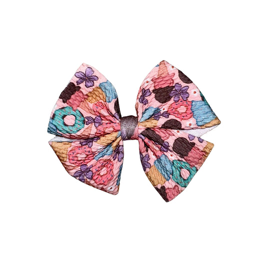 Sweet Treats Pinwheel Clip Bow