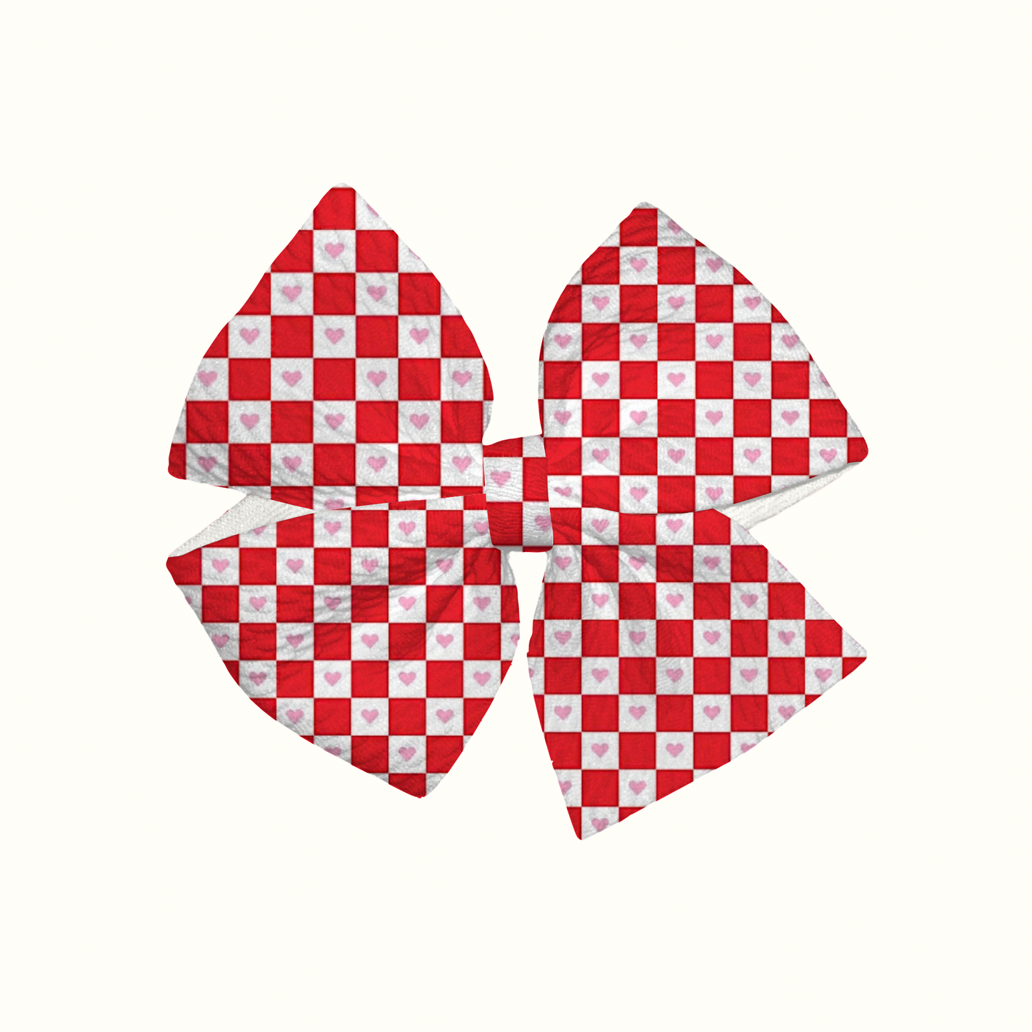 Be Mine Pinwheel Clip Bow