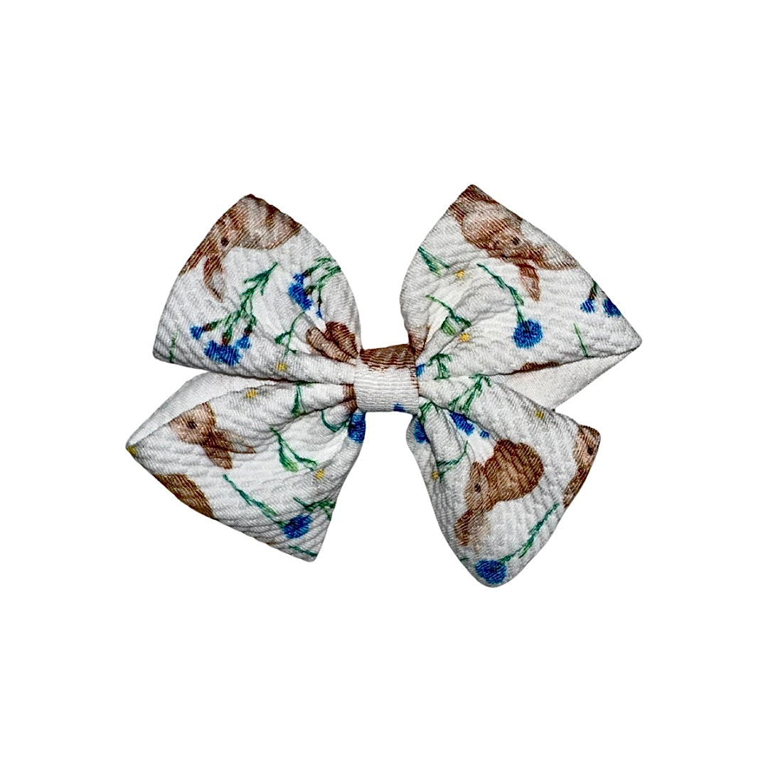 Happy Hopper Pinwheel Clip Bow