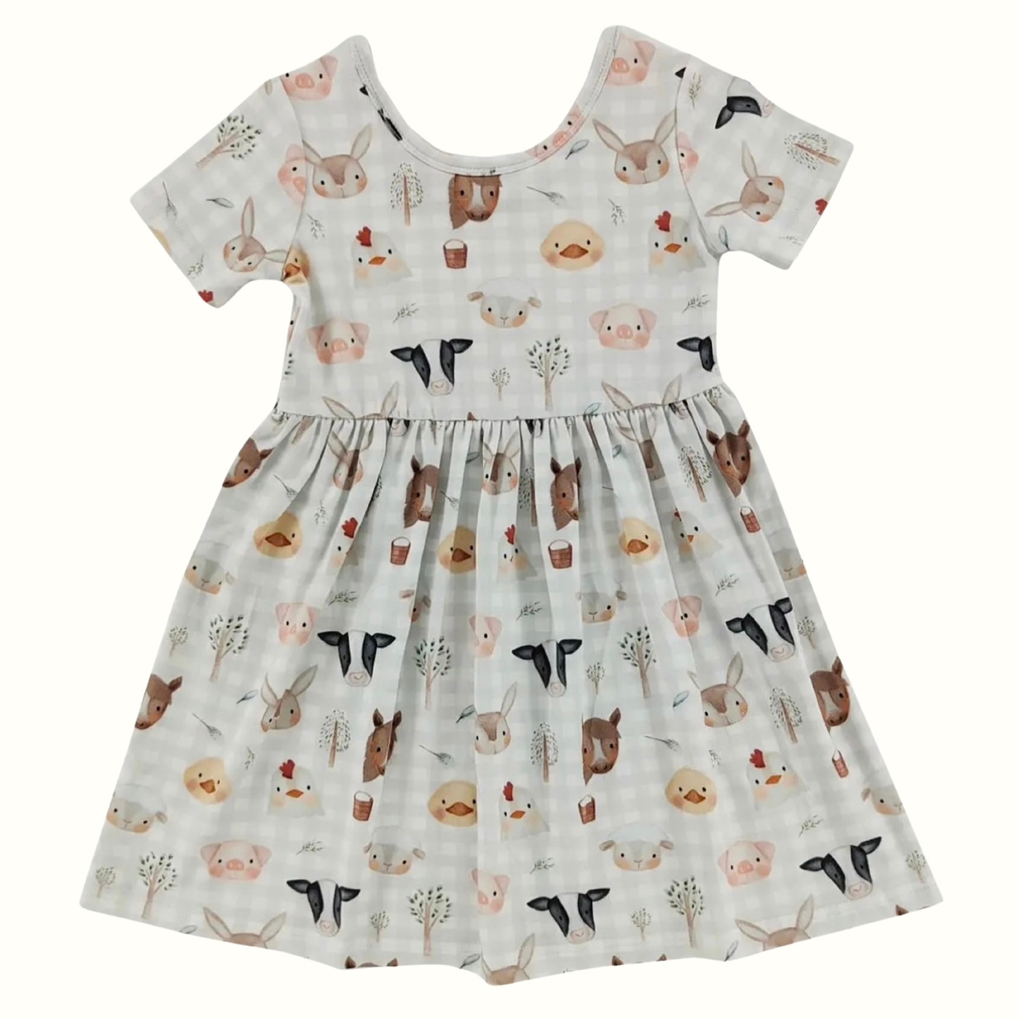 Farm Friends Bamboo Twirl Dress