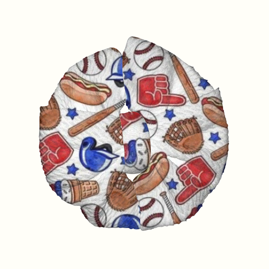 Ballgame Messy Clip Bow