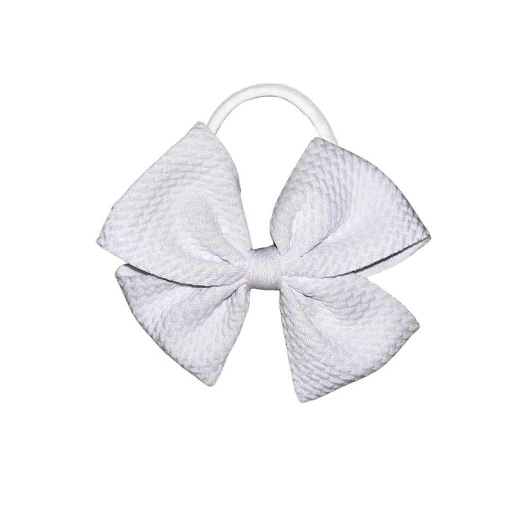 Snow White Pinwheel Nylon Headband