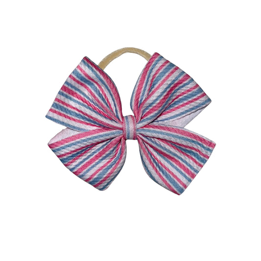 Hello World Pinwheel Nylon Headband