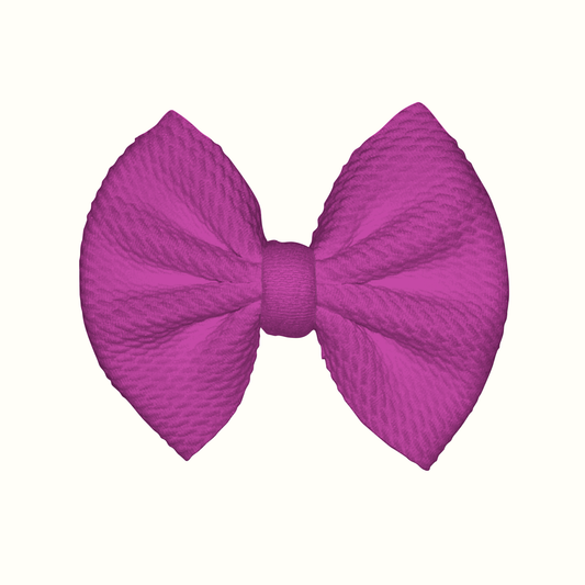 Perfect Purple Clip Bow
