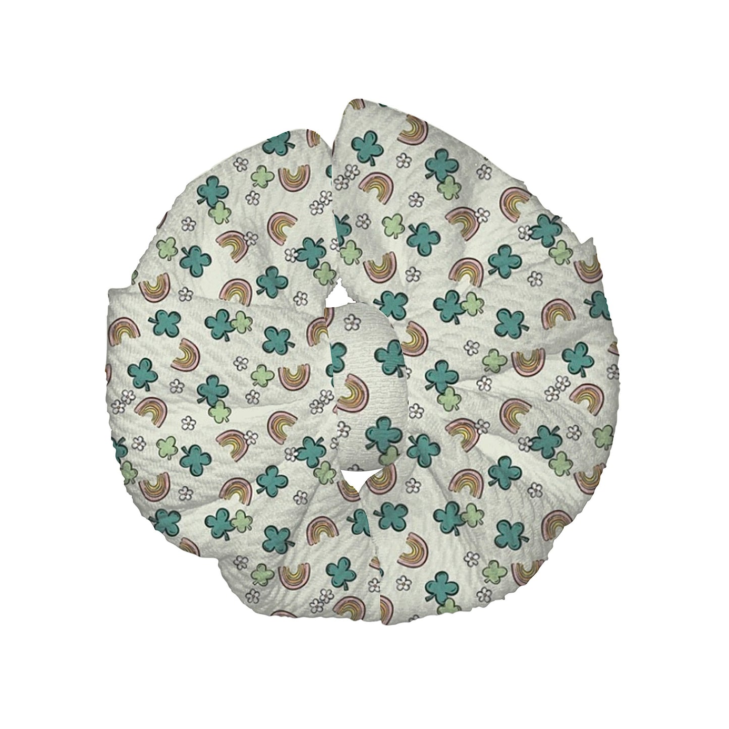 Clover The Rainbow Messy Clip Bow